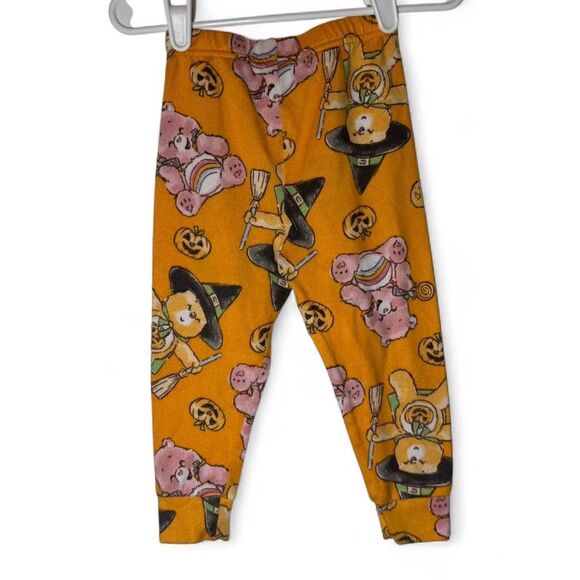 Kids 2T Care Bears Halloween Pajama Set Long Sleeve Orange - Picture 5 of 8